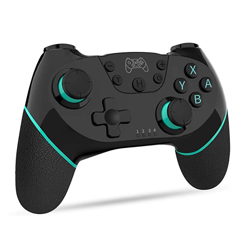 Wireless Bluetooth Gamepad Joystick Controller With 6-Axis Handle For Switch Pro For Nintendo Switch Console Accessories: black green