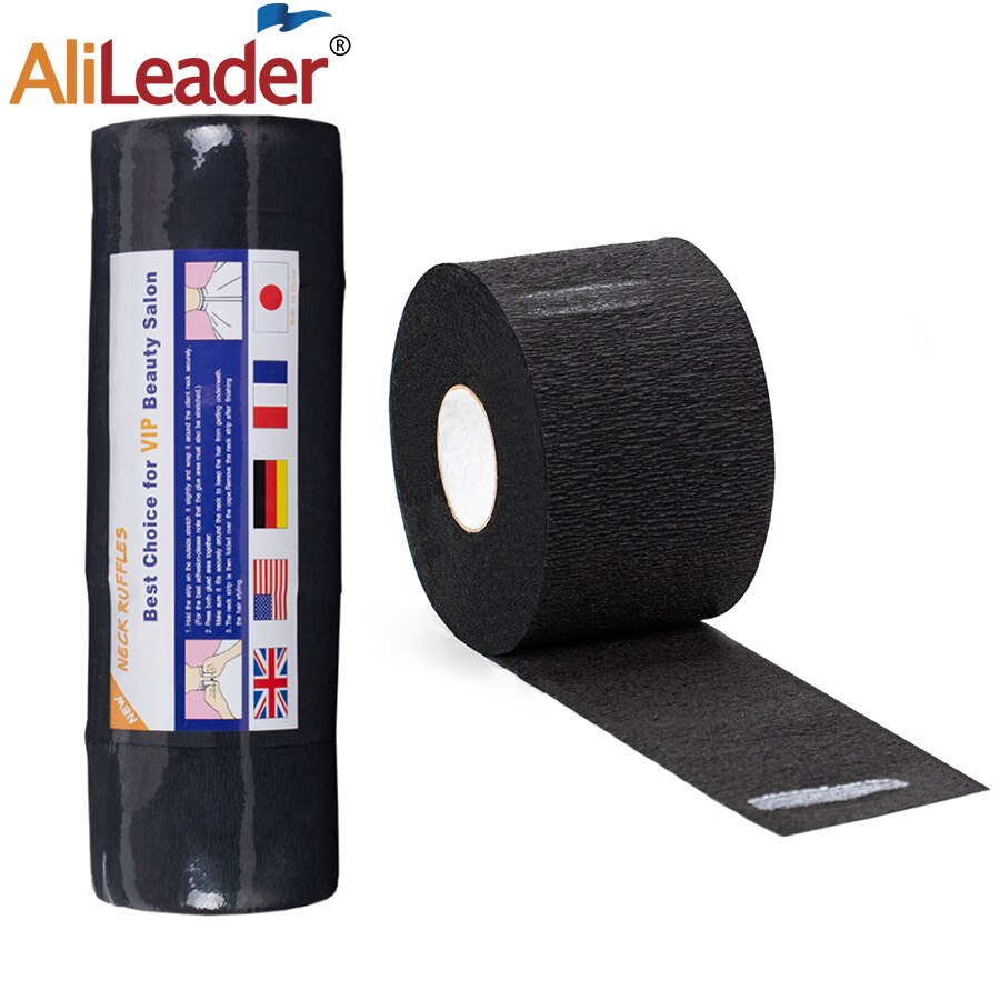 Alileader-papel para cuello de peluquero, silenciador desechable, accesorio para cortar el pelo, Collar, herramientas de peluquería, accesorio de peluquero
