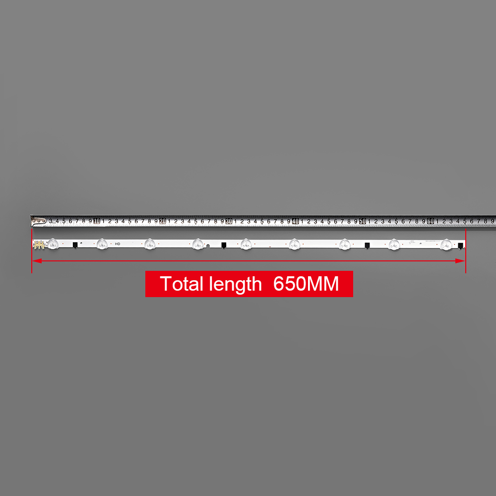 Luz de fondo LED para televisor samsung, accesorio para televisor samsung 2013SVS32H Ue32f5000 D2GE-320SCO-R3 650MM D2GE-320SC1-R0 655MM UA32F4088AR UA32f4100AR, 9 lúmenes, 32&quot;