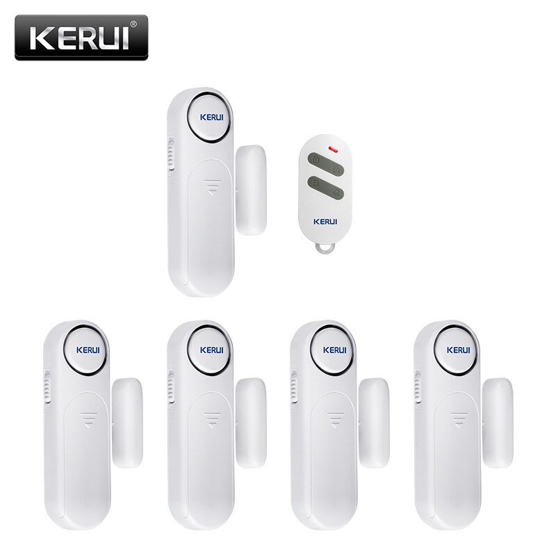 Corina 300ft 120dB Draadloze Deur/Raam Sensor Alarm Anti-Diefstal Deur Alarmen Afstandsbediening Voor Home Safety Security pir Rook: KIT5 Alarm