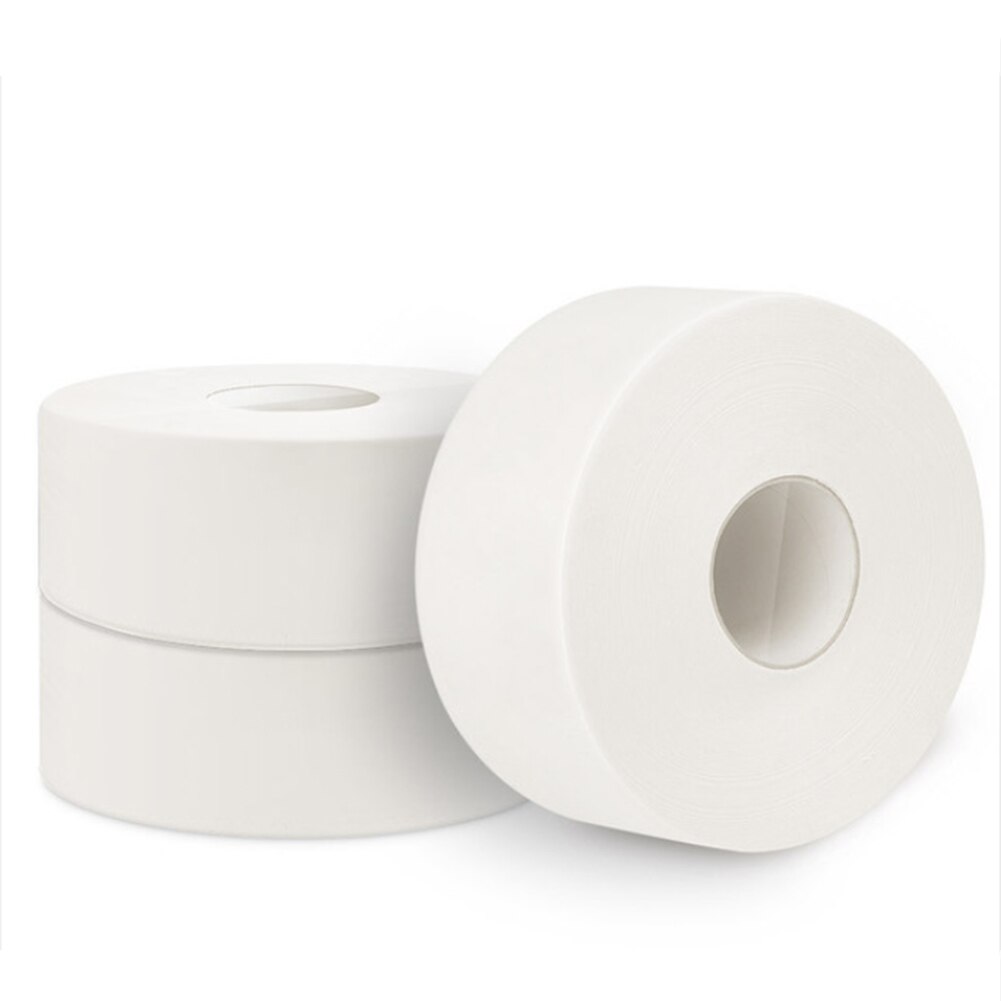 1 Roll White Toilet Paper Bathroom Tissue 4 Ply Toilet Paper Tissue 95mm Home Hotel Soft Roll Paper