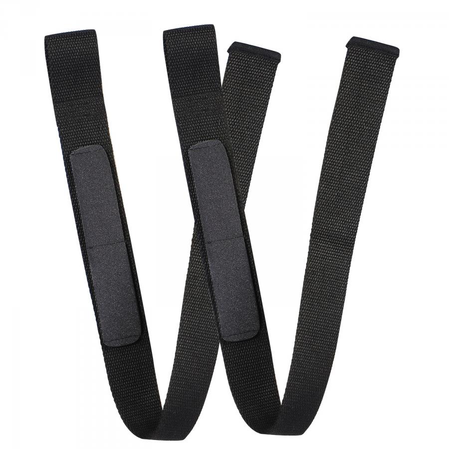 1 par vektløftende håndleddsbånd løftestropper beskyttelsesstropp med neopren polstret sklifri vektløfting hånd bar gym