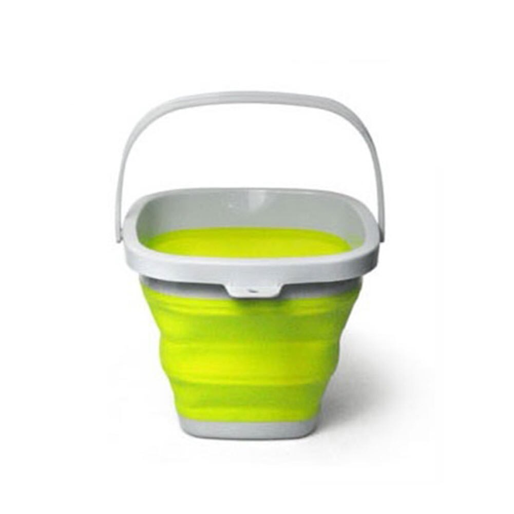 Fishing Car Washing Folding Bucket Portable Space Saving Water Container Picnic With Handle Cleaning Outdoor Survival Gardening