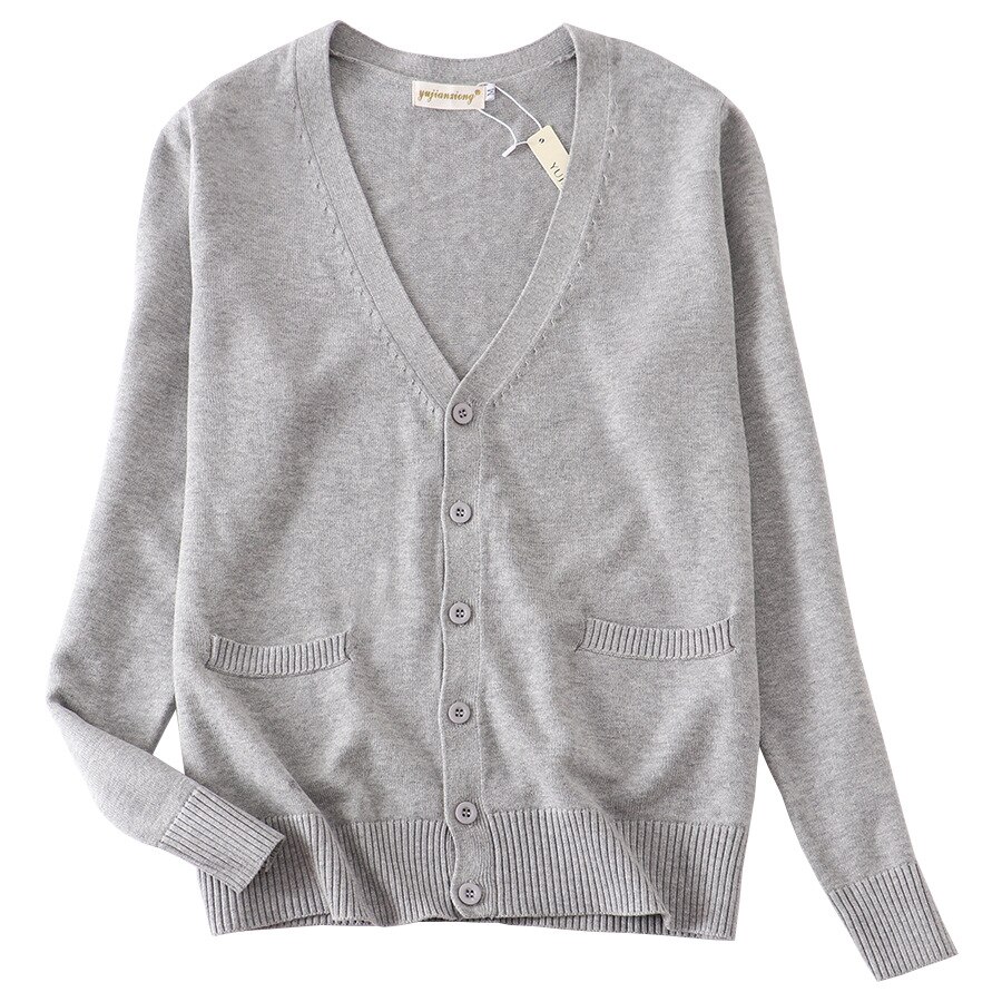 College Stijl Student Vest Zoete Jk Uniform Lolita Trui Koreaanse V-hals Trui Losse Uitloper Japanse School Uniform