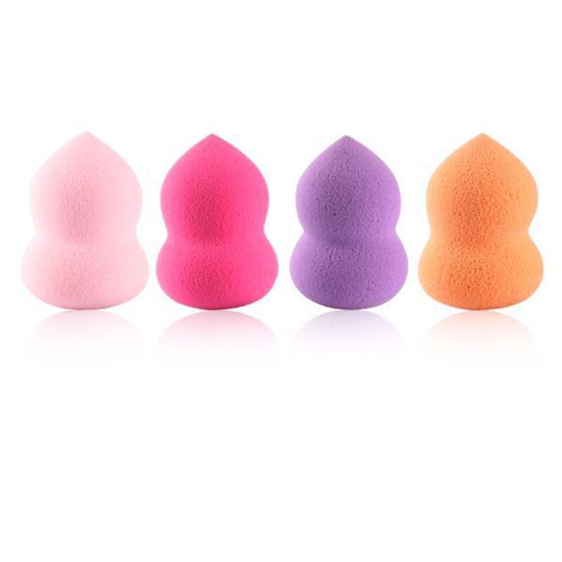 4 Stk/zak Makeup Puff Mini Make Blender Puff Water Kalebas Vorm Cosmetica Bladerdeeg Soft Make Tool Meisjes Beauty Accessoires