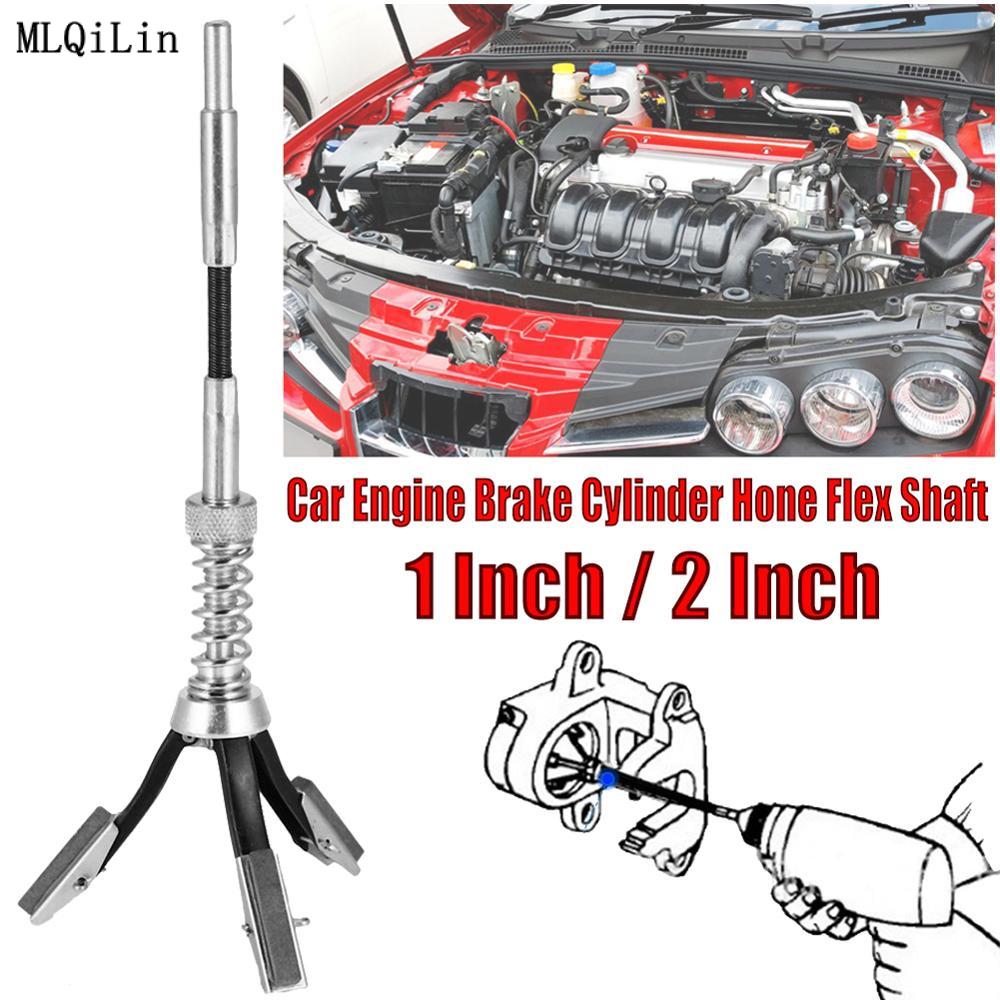 1 "2" herramienta de afilado de taladro, cilindro de pistón de freno de motor de coche, lijadora de cilindro de tres mandíbulas de eje flexible para coches, kit de camiones y autobuses