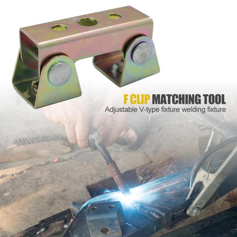 V-shaped Magnetic Welding Holder Welding Fixture Adjustable Magnetic V-pads