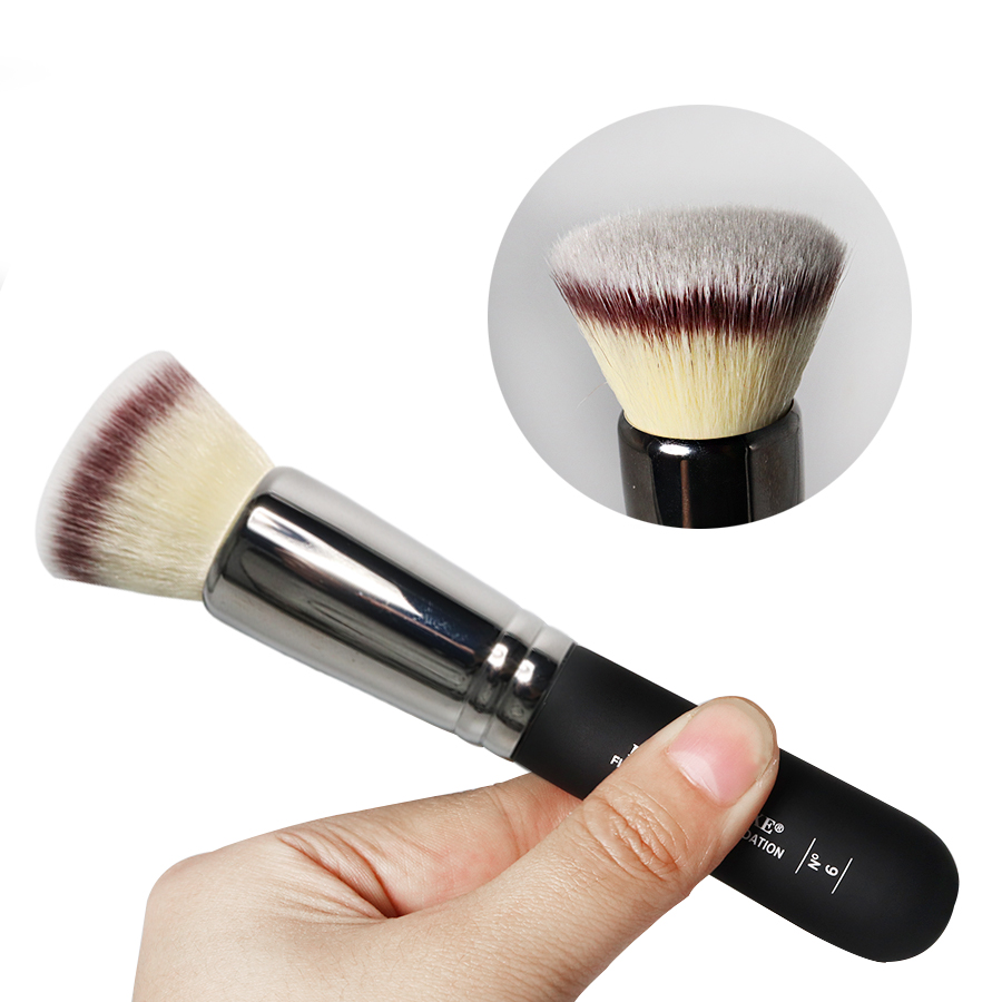 Heavenly  #6 flat top buffing foundationn brush it kosmetisk blød bronzer makeup børste