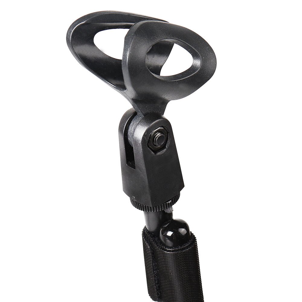 Universal Microphone Brace Neck Holder Hands Free Mic Stand Holder U-type Clip Clamp Adjustable for Performance Musical Player