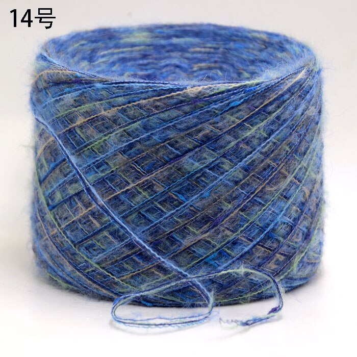 Neue 250g Natürliche importieren Bunte Raum farbstoff Phantasie Mohair Acryl Merino Wolle Garn Hand betroffen Häkeln Gewinde, z3907: 14