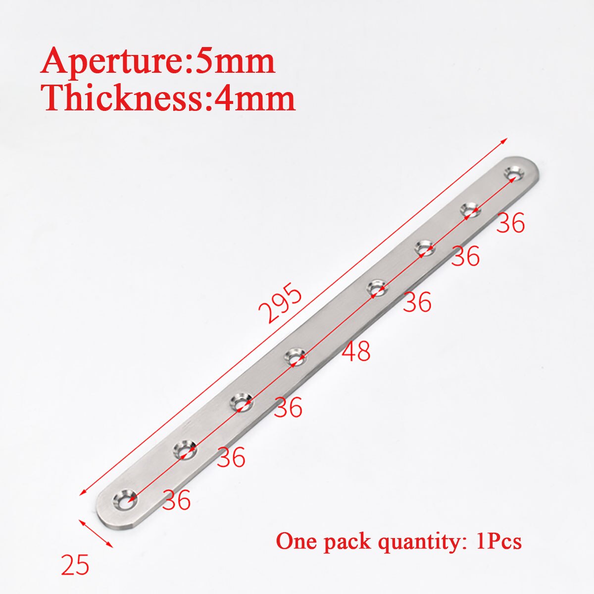 1/2/4/10Pcs Roestvrij Stalen Rechte Stuk Corner Connector Voor Versterkte Vaste Board Meubels Hardware aansluiting Accessoires