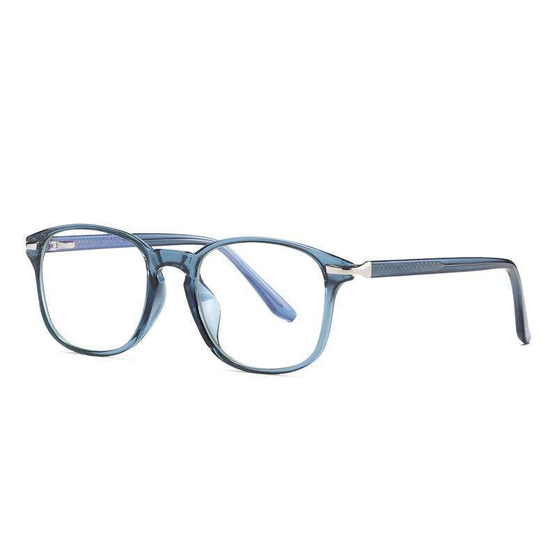 Gafas TR90 ultraligeras para hombre y mujer, monturas para ordenador, 49508: C6Blue