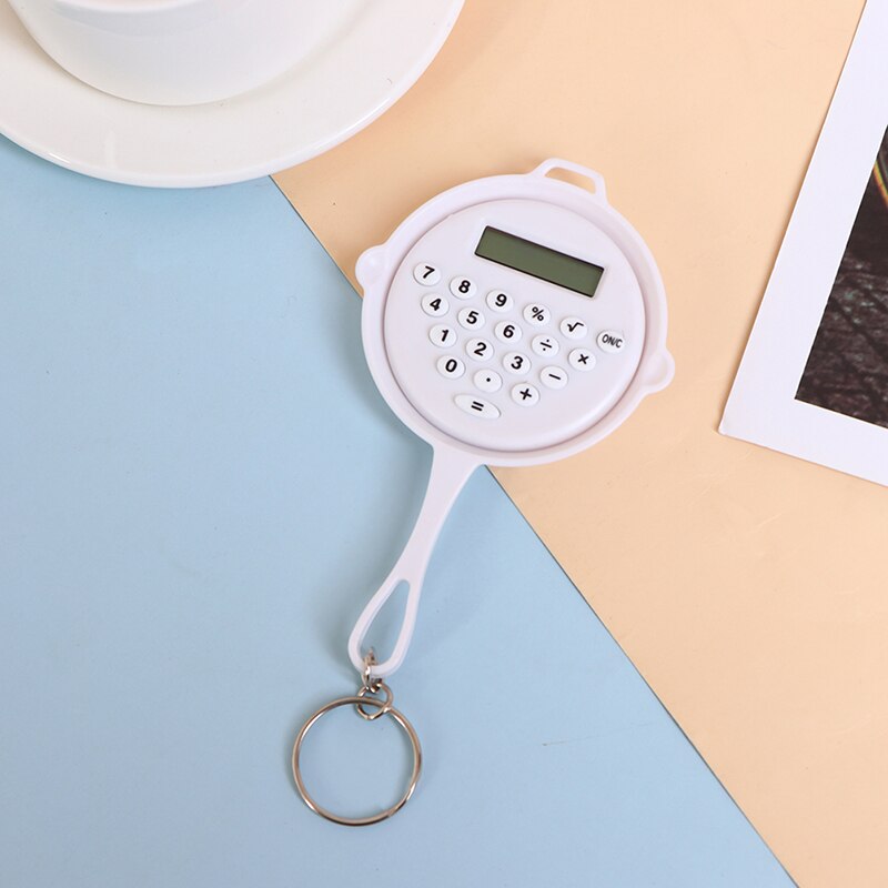 Chicken Pan Miniature Calculators Key Chain Are Reserved For Students For Exams Portable Keychain Calculator: WT