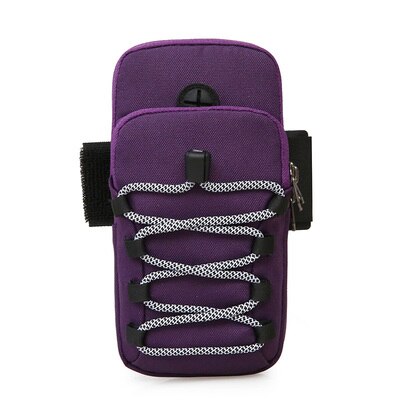 colorful Mini Unisex shopping handbags solid women Nylon arm bags Top All-match Cute casual wristlet carrier: 6