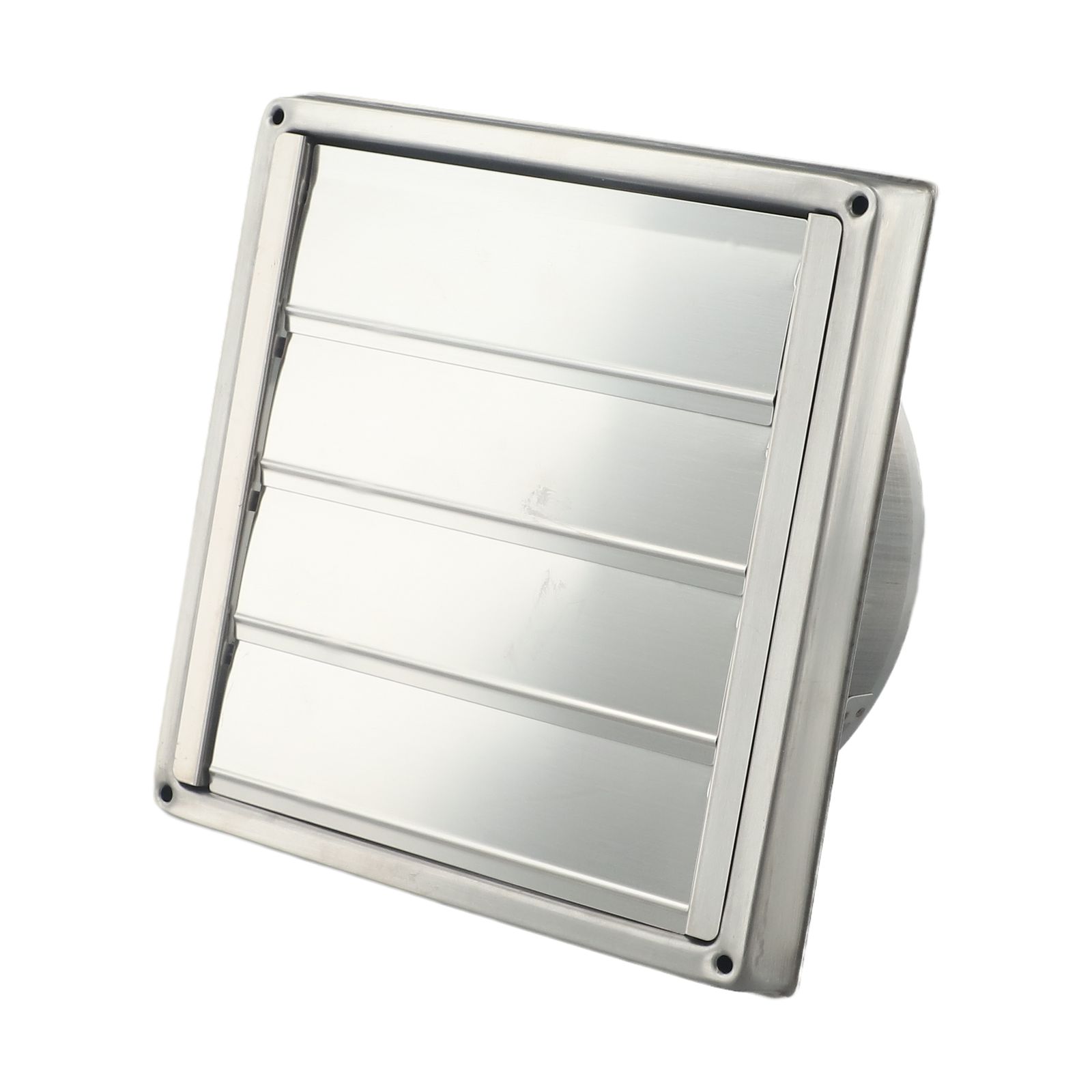 Conducto de ventilación de acero inoxidable 100, rejilla de salida de aire con rejilla antirretorno, cubierta de ventilación a prueba de viento y lluvia, 125/150/304mm