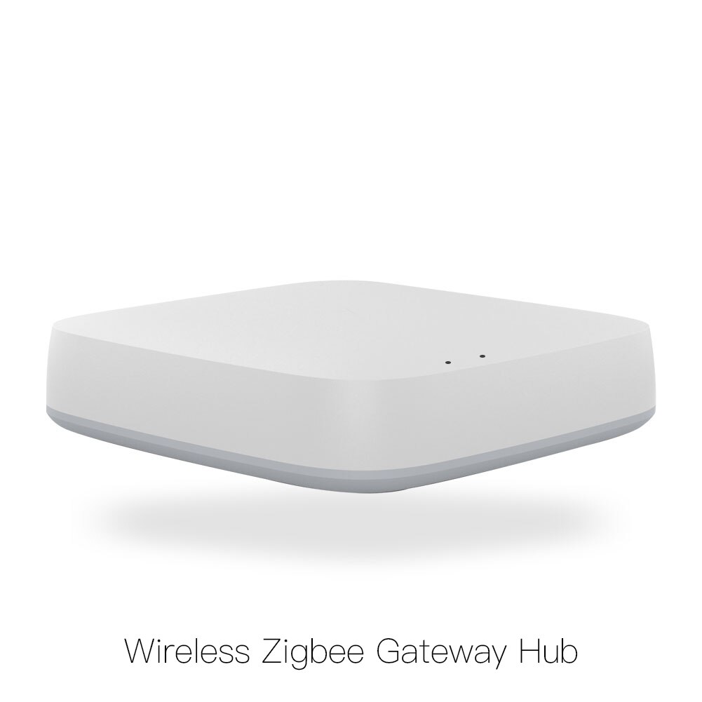 MoesHouse-Termostato ZigBee para radiador Tuya, controlador de temperatura inteligente programable TRV, válvula actuadora, control por voz con Alexa,: Wireless Hub