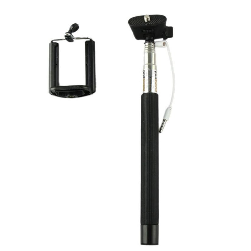Beautiful Selfie Monopod Extendable Stick Cable Take Pole Handheld Holder w/ Remote Button KXL0720