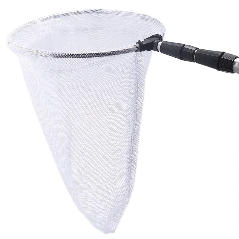 Filet de capture de papillon en Nylon avec poignée télescopique pour adultes et enfants, extensible de 37 à 68 pouces