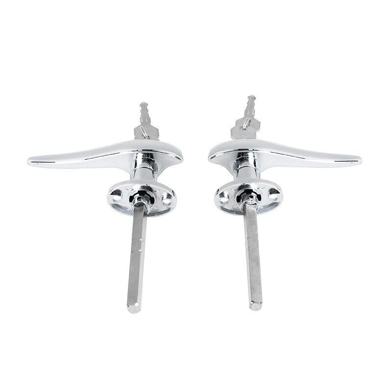 1 Pair Car Outside Door Steel Locking Handles for Ford Model 40 18 Window Coupes Passenger 1932 1933 1934 Auto Exterior Parts