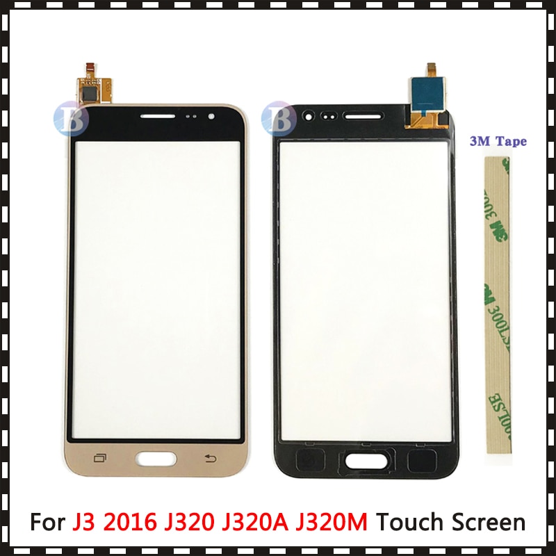 5.0" For Samsung Galaxy J320 J3 J320A J320M J320P J320 Touch Screen Digitizer Sensor Glass Lens Panel