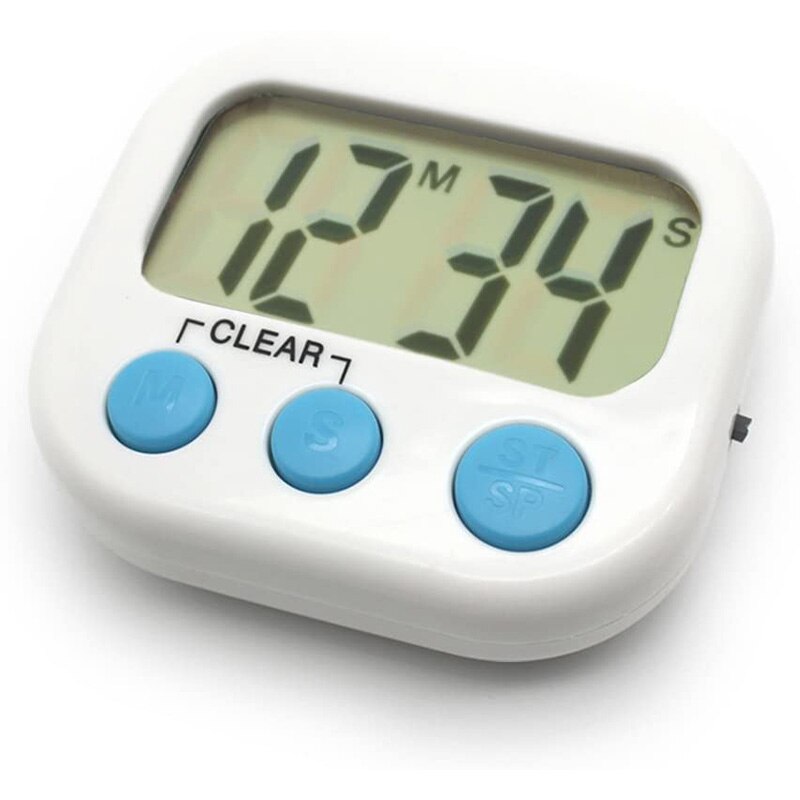 6 Pack Digital Timer for Teacher Small Timers for Kids LCD Display for Classroom, Homework, Exercise