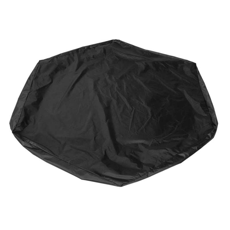 Toldo de arena resistente al agua, resistente a la intemperie, resistente a las lágrimas, resistente a la intemperie, para arenero al aire libre: Negro