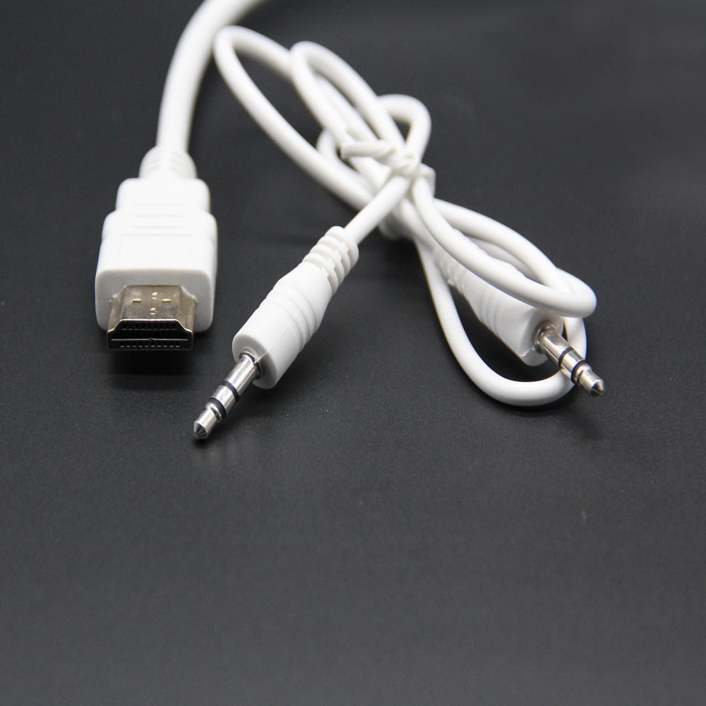 H2DMI zu VGA Adapter Kabel Männlich Zu Weiblich HDMI-kompatibel ZU VGA Konverter Adapter 1080P Digital-Analog Video Für Tablette