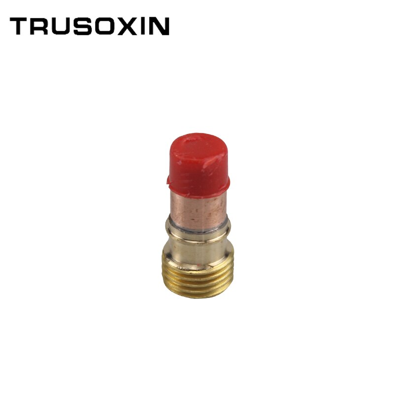 Kit de soplete de soldadura TIG, lente de Gas rechoncho, Kit de copa Pyrex #10 para WP-17/18/26, accesorios de soplete de soldadura de 3/32 pulgadas, 10 Uds.