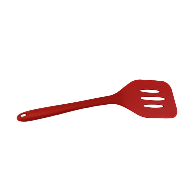 Silicone Slotted Spatula Turner Non-Scratch Food Grade Cooking Kitchen Utencil Accessory
