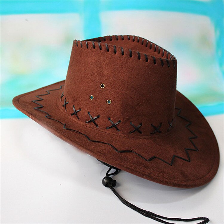 Western Cowboy Middle Eaves Hat Men Women Knight Visor Tourism Wide Brim Retro Cap Sty Delicate Windproof Hats H2D1