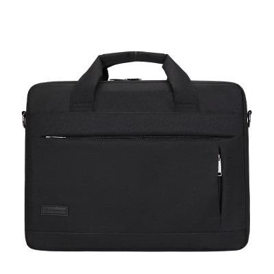 Taschen für männer Messenger Taschen Männlich Polyester Aktentasche Große Kapazität Laptop Handtasche für Männer Frauen Bussiness Notebook Tasche: Black