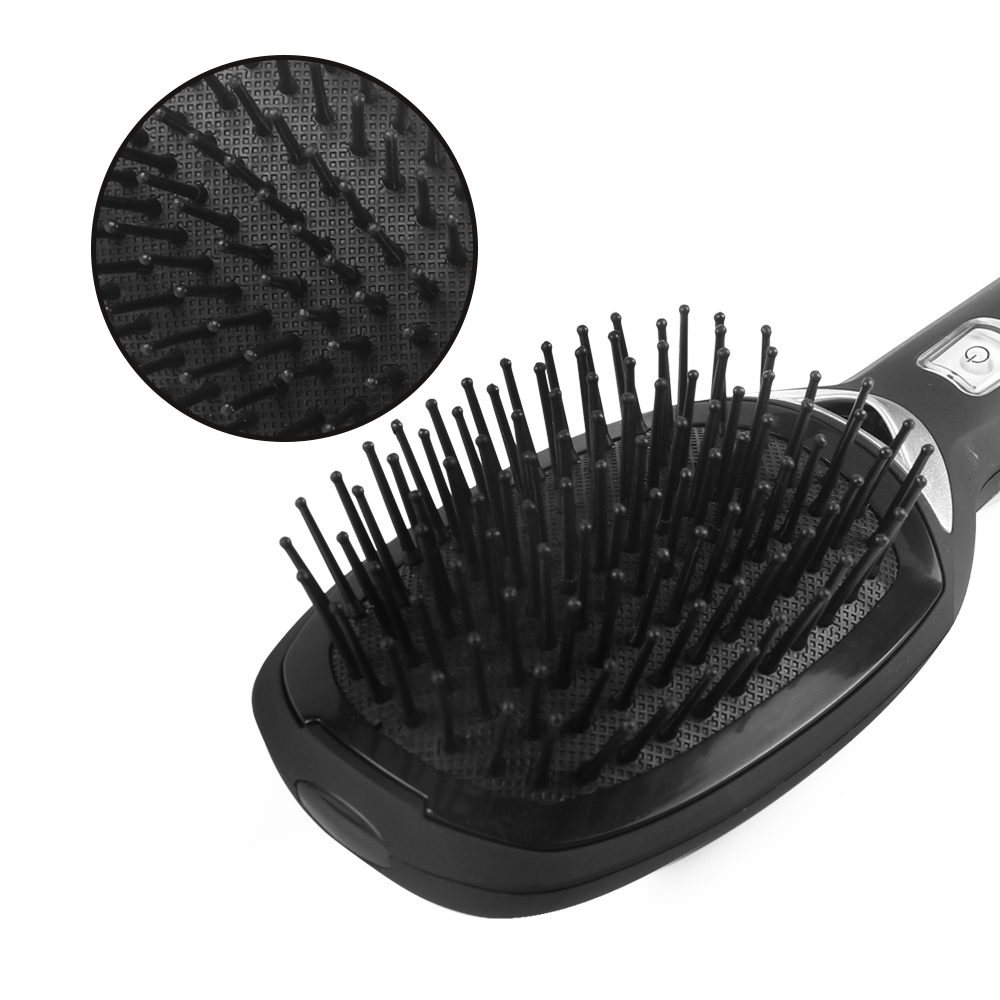 2.0 Ionic Electric Hairbrush Portable Ionic Hair Comb Strong Negative Ion Release Straighting Hair Anti-static Magic Hair Brush