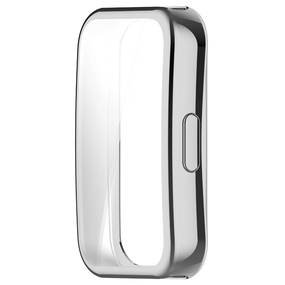 Funda protectora completa de TPU para reloj inteligente, carcasa suave antiarañazos, accesorios protectores de pantalla para Huawei Band 9 y 8, 1 unidad: Caqui