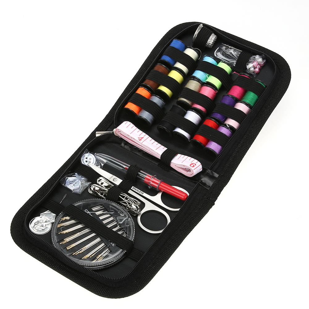 90pcs Sewing Kits DIY Multi-function Sewing Box Set for Hand Quilting Stitching Embroidery Thread Sewing Accessories: 70Pcs