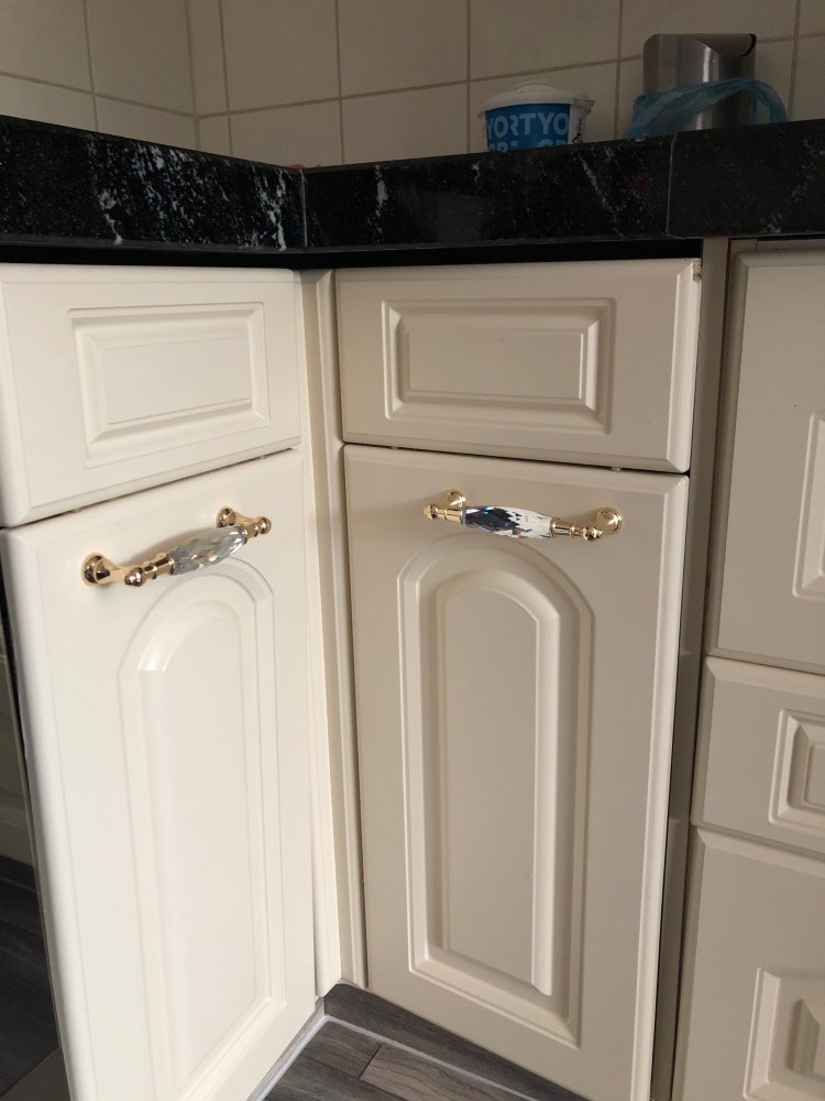 3.5 ''/5.0'' Crystal Meubels Handvatten Gold Lange Bar Deur Kast Handvatten Lade Trekt Keuken Kast Knoppen