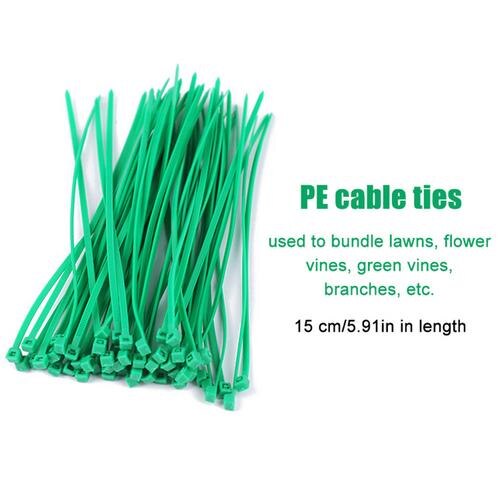 Expandable Faux Privacy Fence Expanding Trellis Fence Retractable Fence Artificial Garden Plant Fence: 100pcs Cable ties