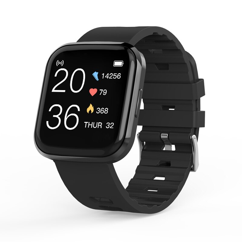 Vrouwen mannen android ios  y77 smartwatch oproepherinnering camerabediening hartslagmeter fitnesstracker sportarmband: A