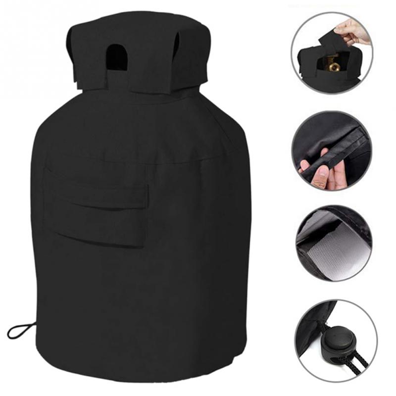 20lb Propane Tank Cover Rainproof Portable Dust-Proof Outdoor Waterproof Home Practical Oxford Cloth Garden Foldable Gas Bottle