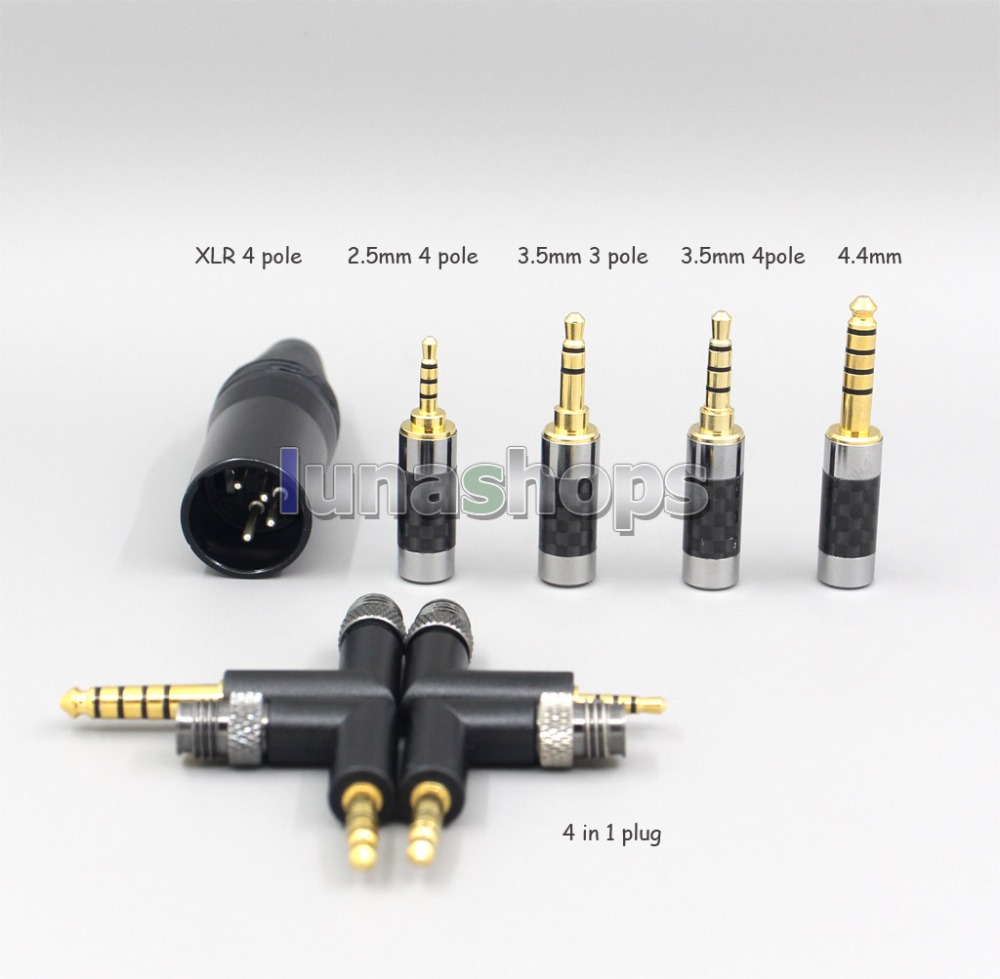 Super Zachte Hoofdtelefoon Nylon OFC Kabel Voor Hifiman Sundara Ananda HE1000se V2 HE6se DEVA he400se Arya He-35x Editie XS LN 007533