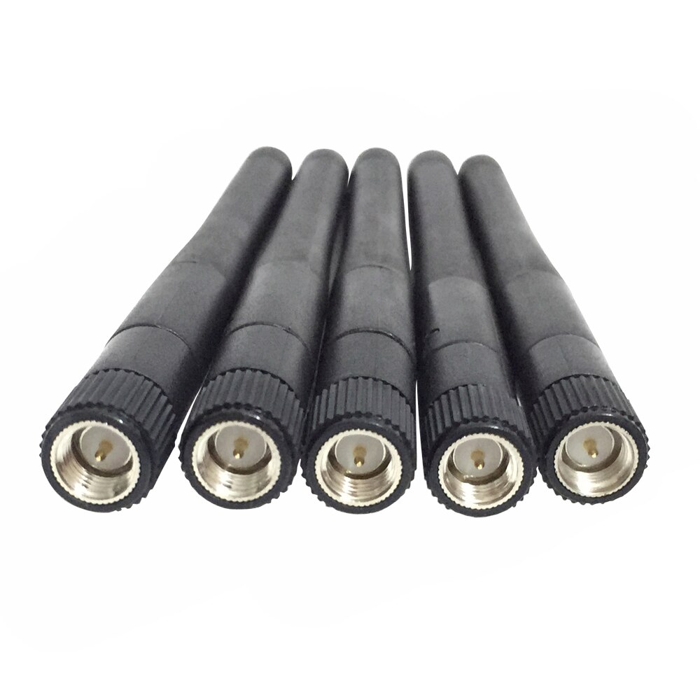 Antenne fouet sans fil 2.4G Uhf 2.4GHz pour routeur, contrôleur de Module DMX sans fil pour effet de lumière de scène, 5 pièces/lot