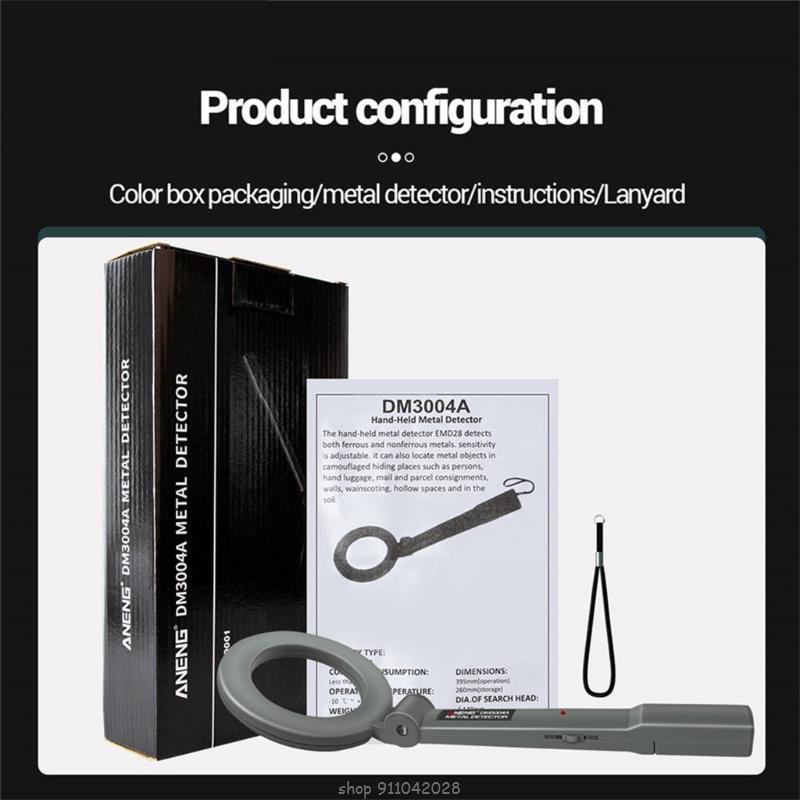 Handheld Metal Detector Applicable to High-speed Railway Airport for Subway Hospital Sports Conference High Sensitive