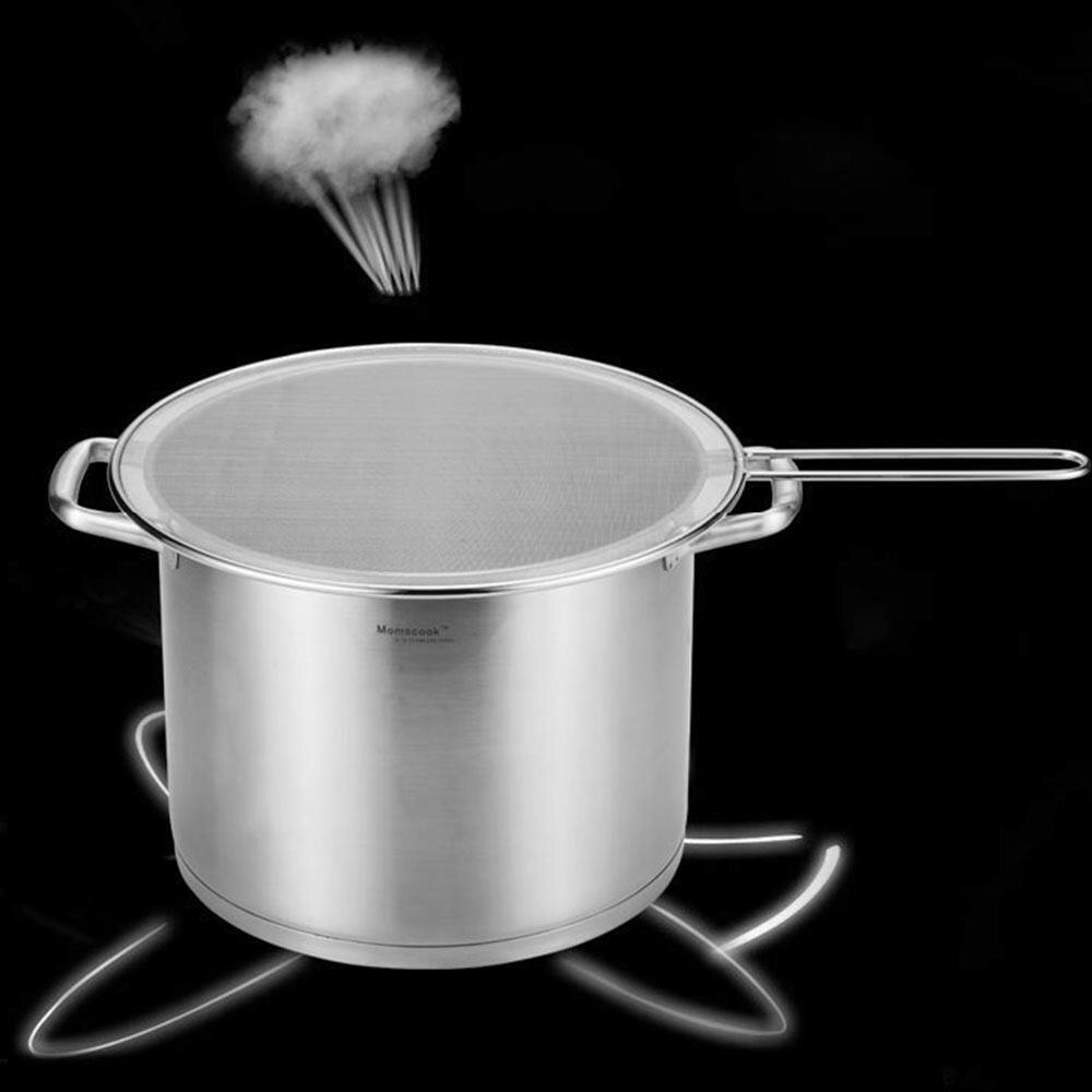 25/29 Cm Splash Guard for Pans Gadget Cooking Practical Spill Stopper Cover Anti-Overflow Lid Convenient