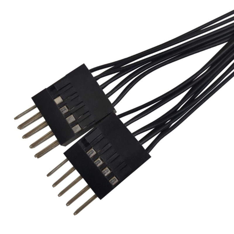 Computador usb 9 pinos para dual9pin divisor cabo usb 9 pinos conversor usb blindado melhorar a estabilidade e a confiabilidade do sinal