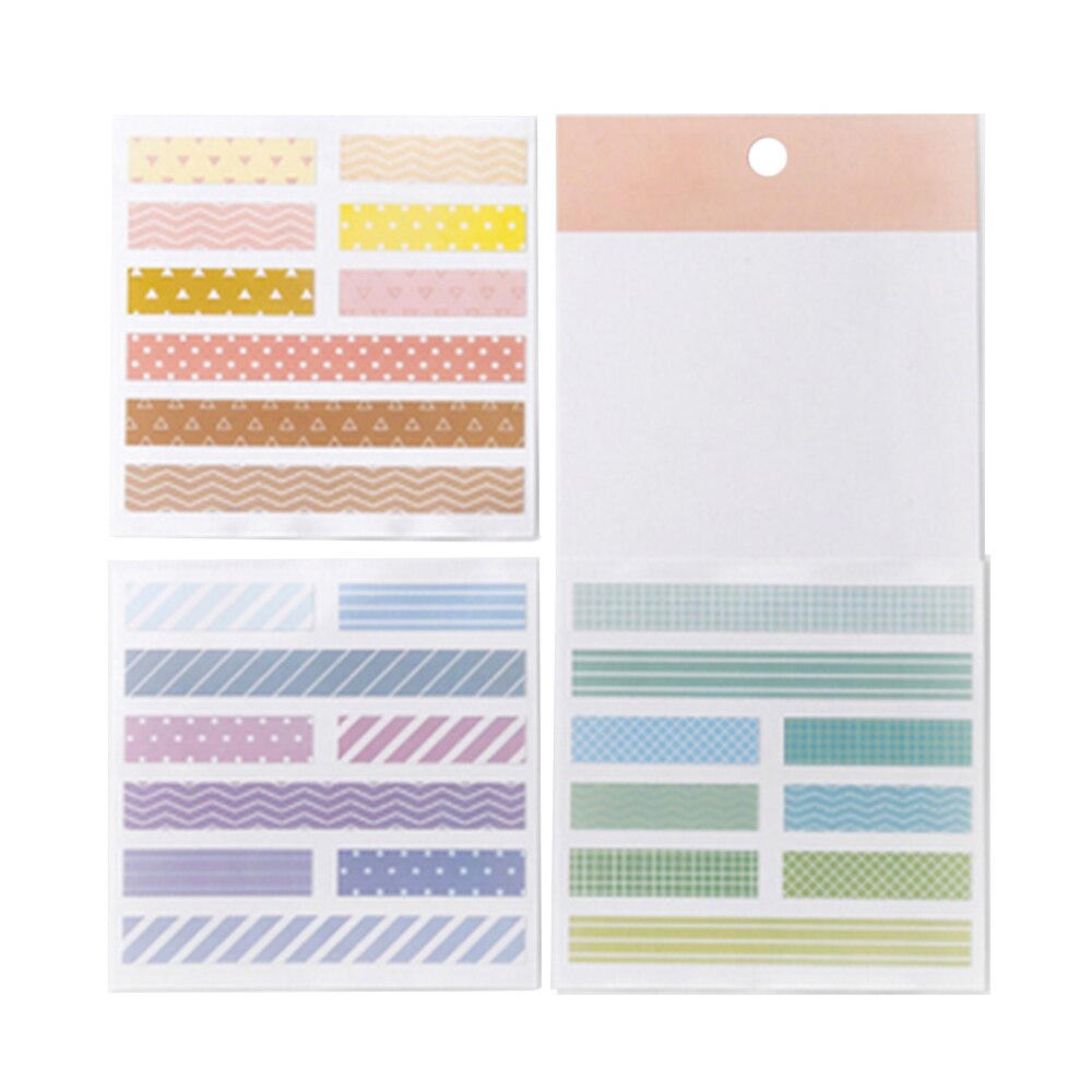 3pcs Feature Cirkel Index sticker Kalender Opmerkingen week plan datum sticker Decoratief papier sticker schoolbenodigdheden DIY Ambachten: stripe