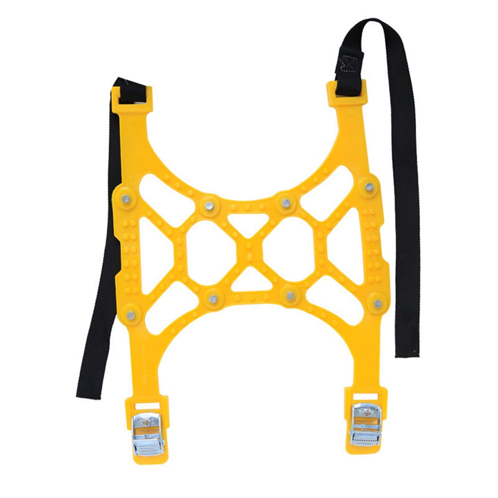 Cadenas de nieve universales de acero para camión, cadenas para ruedas de coche, cadenas de hielo para nieve de 165 ~ 275mm, cadenas para neumáticos de invierno, antideslizantes para suelo de barro: Yellow Buckle