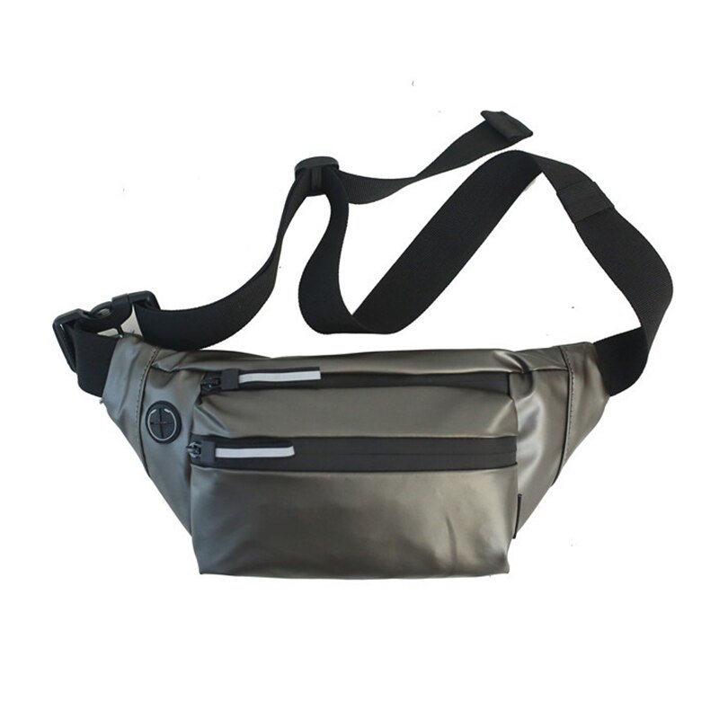 Waterdichte Vrouwen Heuptas Fanny Pack Mode Borst Pakken Outdoor Crossbody Tas Grote Capaciteit Unisex Riem Tassen Hip Taille Packs: Champagne