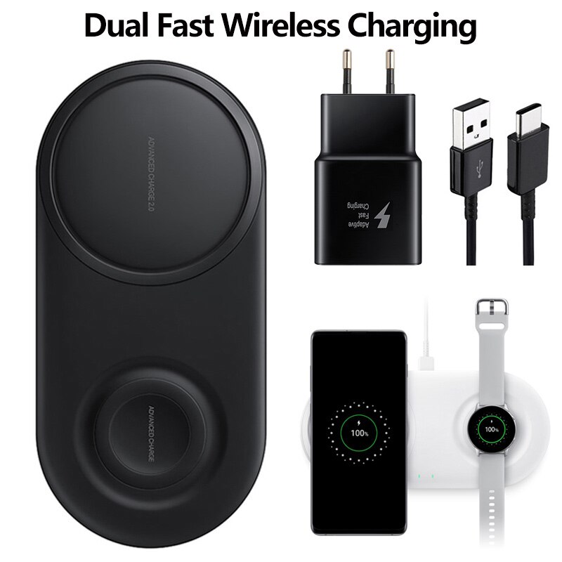 QI Wireless Charger Pad Fast Charging EP-P5200 for Samsung Galaxy S10 note20 S20 S21 S9 + S8 + S7 S7Edge Gear Sport S3