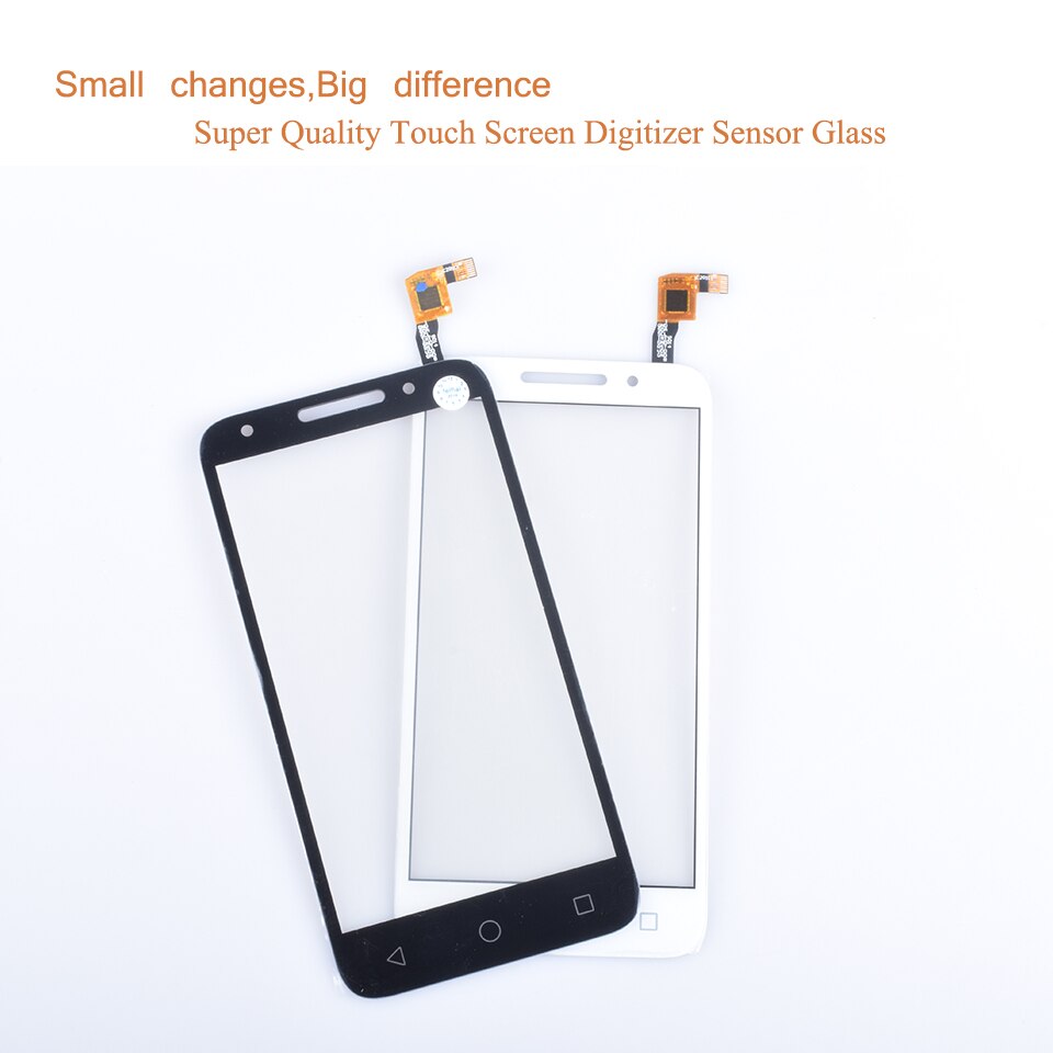 Para Alcatel One Touch U5 5044D 5044I 5044 T 5044Y OT5044 5044R pantalla táctil Panel táctil digitalizador frontal LCD de 5,0"