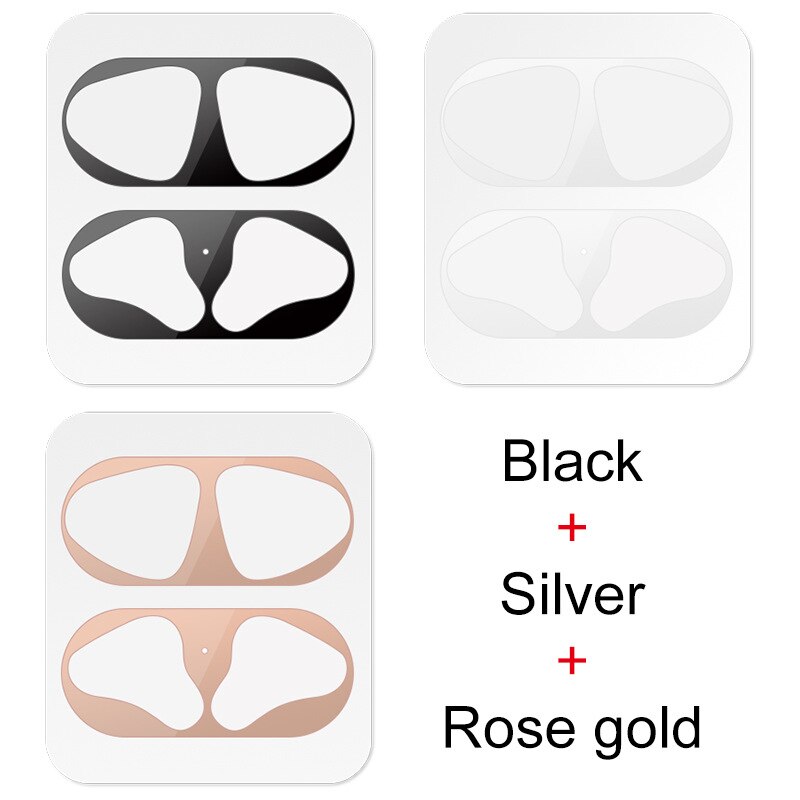 Voor Apple Airpods Box Folie Stof Bescherming Sticker Metalen Gemengde Materiaal Voor Airpods Stofdicht Innerlijke Cover Patch Accessoires