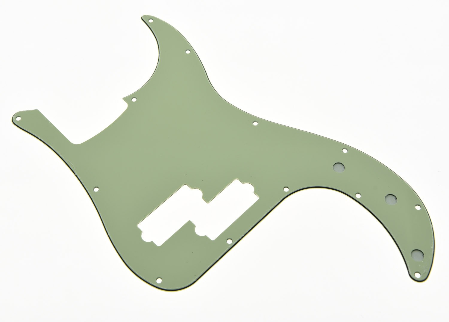KAISH USA Spec Precision Bass P Bass Pickguard Scrach Plate 3 Ply 9 colors: Mint Green